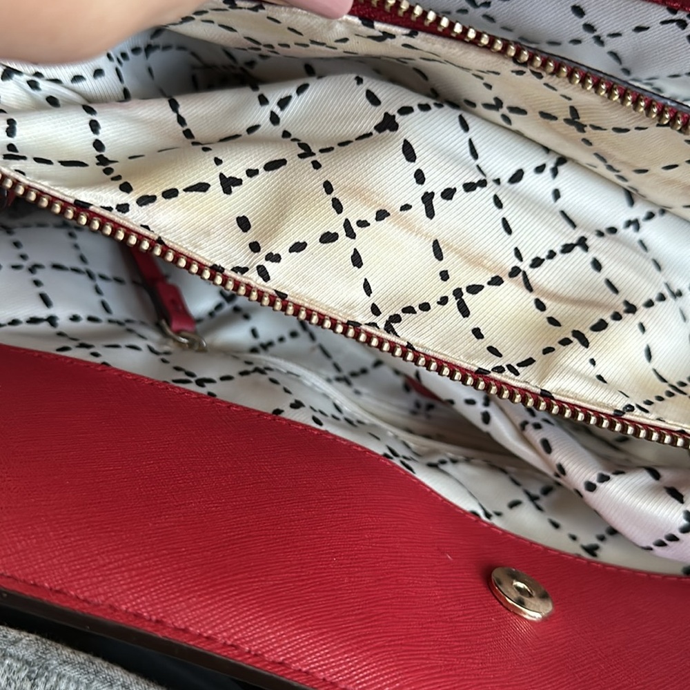 Kate Spade Red Leather Bag - Picture 10 of 16